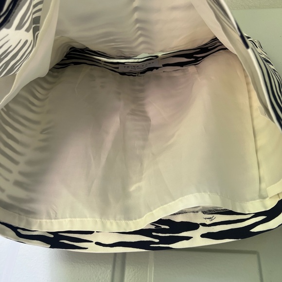 Trina Turk zebra Stripes Cotton Skirt Size 6 - Picture 3 of 9